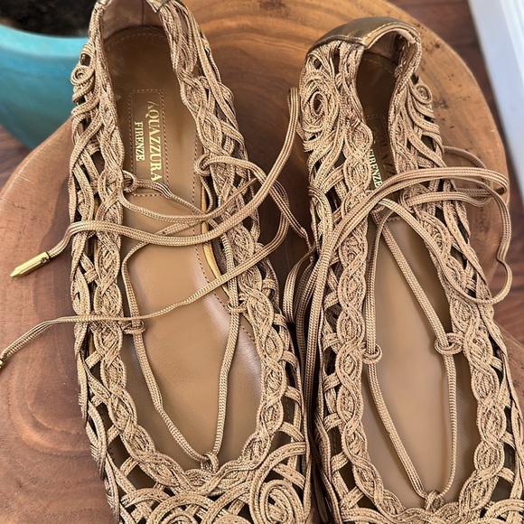 Aquazzura strappy ballet flats - Picture 3 of 6